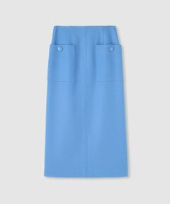 allureville / アルアバイル ロング・マキシ丈スカート | ◇カラーメルトン釦付タイトスカート