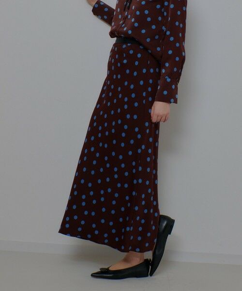 allureville / アルアバイル ミニ・ひざ丈スカート | コインドットナロースカート | 詳細2