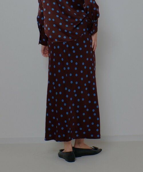 allureville / アルアバイル ミニ・ひざ丈スカート | コインドットナロースカート | 詳細3