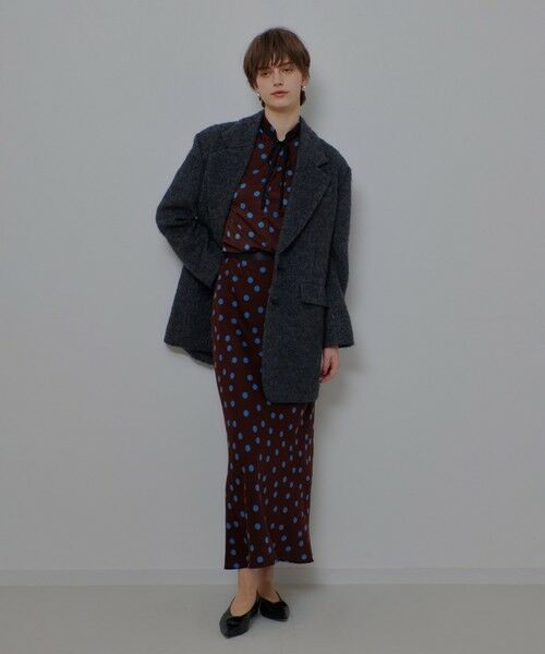 allureville / アルアバイル ミニ・ひざ丈スカート | コインドットナロースカート | 詳細6