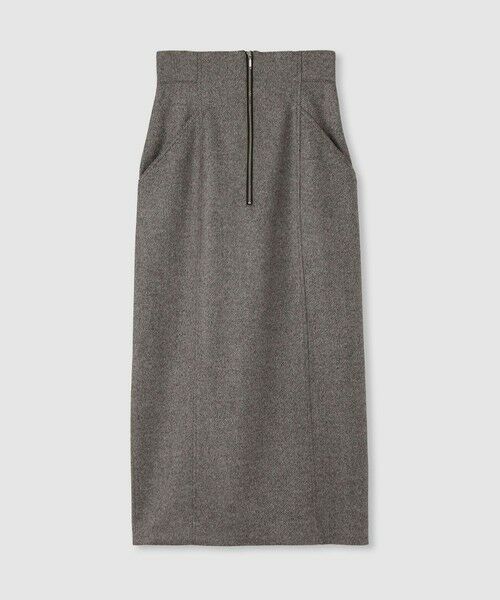 allureville / アルアバイル ミニ・ひざ丈スカート | シックツィードツイルサロペスカート | 詳細9