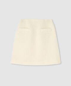 allureville / アルアバイル ミニ・ひざ丈スカート | ◇モヘヤシャギーミニスカート