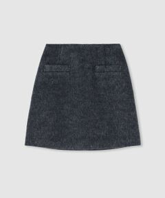 allureville / アルアバイル ミニ・ひざ丈スカート | ◇モヘヤシャギーミニスカート