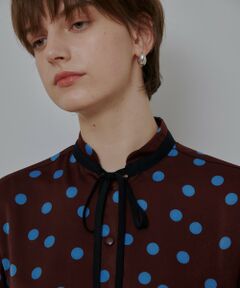 allureville / アルアバイル シャツ・ブラウス | コインドットナロータイブラウス