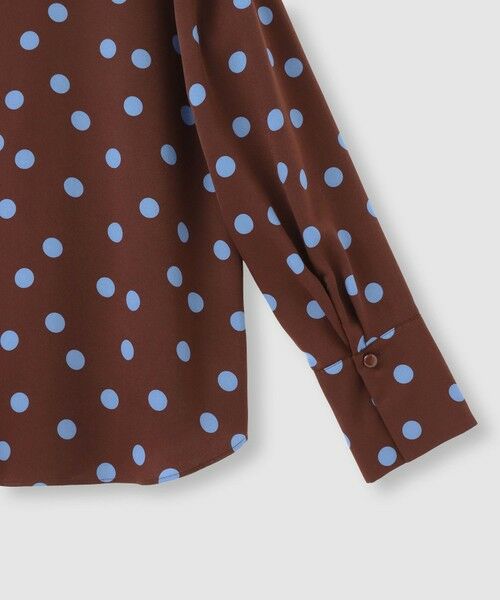 allureville / アルアバイル シャツ・ブラウス | コインドットナロータイブラウス | 詳細11