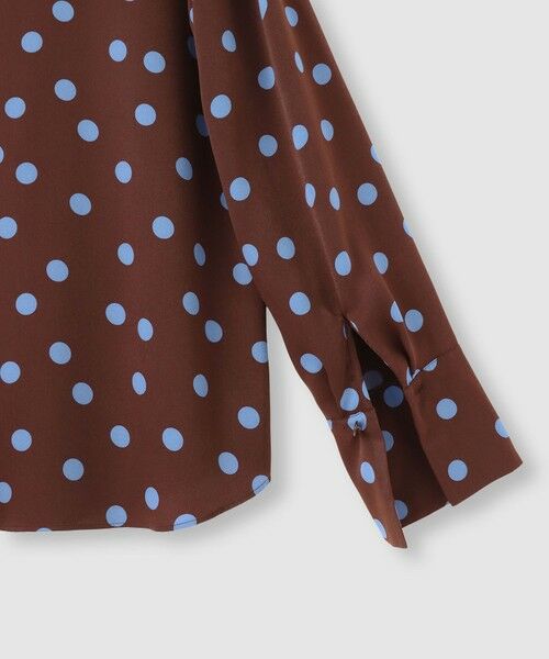 allureville / アルアバイル シャツ・ブラウス | コインドットナロータイブラウス | 詳細12