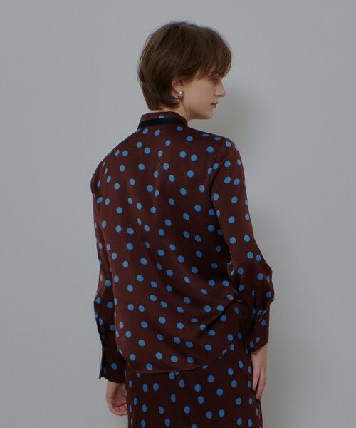 allureville / アルアバイル シャツ・ブラウス | コインドットナロータイブラウス | 詳細3
