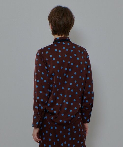 allureville / アルアバイル シャツ・ブラウス | コインドットナロータイブラウス | 詳細4