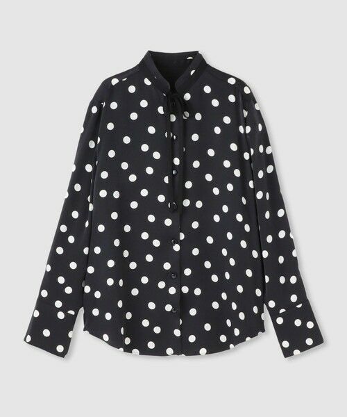 allureville / アルアバイル シャツ・ブラウス | コインドットナロータイブラウス | 詳細20