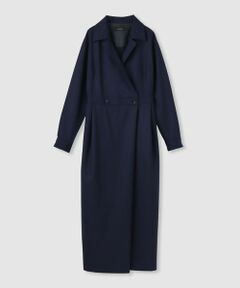 allureville / アルアバイル ドレス | ウールポリカシュクール風ワンピース