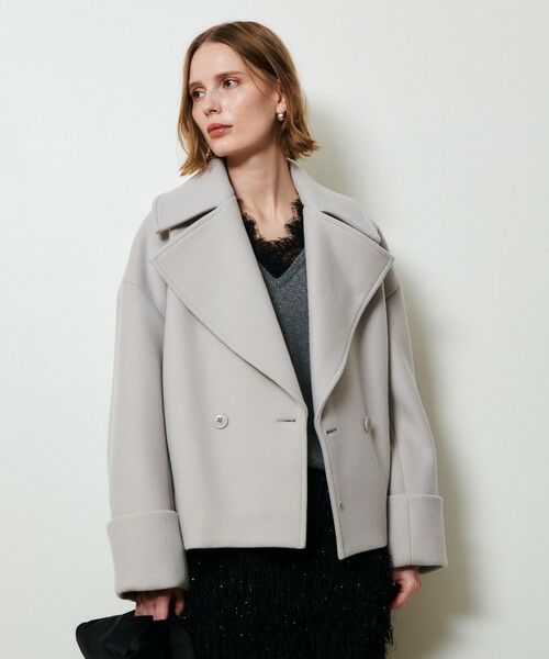 allureville / アルアバイル ダッフルコート | メルトンコクーンミドルコート | 詳細1