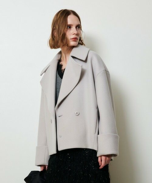 allureville / アルアバイル ダッフルコート | メルトンコクーンミドルコート | 詳細2