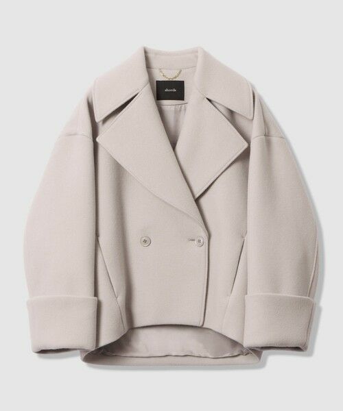 allureville / アルアバイル ダッフルコート | メルトンコクーンミドルコート | 詳細5