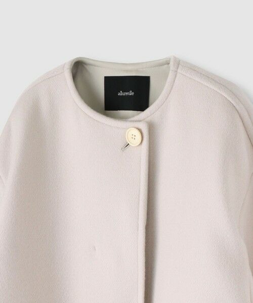 allureville / アルアバイル ダッフルコート | ノーカラーコクーンコート | 詳細2