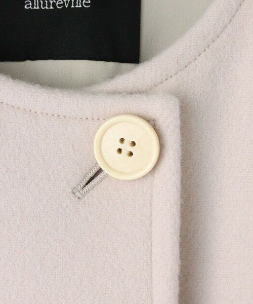 allureville / アルアバイル ダッフルコート | ノーカラーコクーンコート | 詳細4