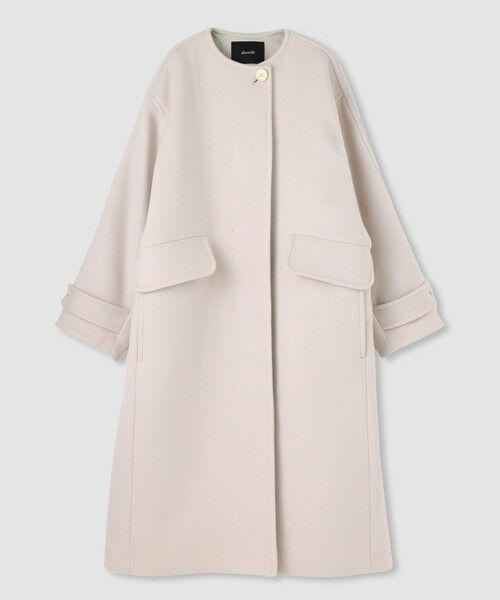 allureville / アルアバイル ダッフルコート | ノーカラーコクーンコート（ベージュ (11)）