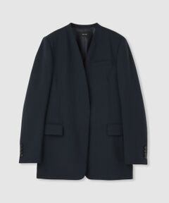 allureville / アルアバイル ノーカラージャケット | ストレッチノーカラージャケット