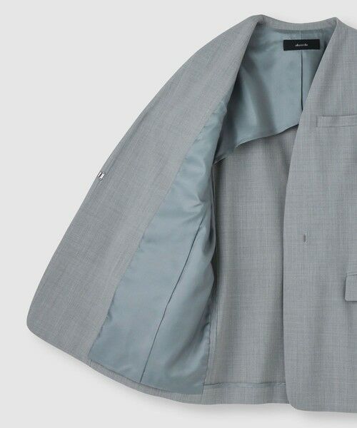 allureville / アルアバイル ノーカラージャケット | ストレッチノーカラージャケット | 詳細17