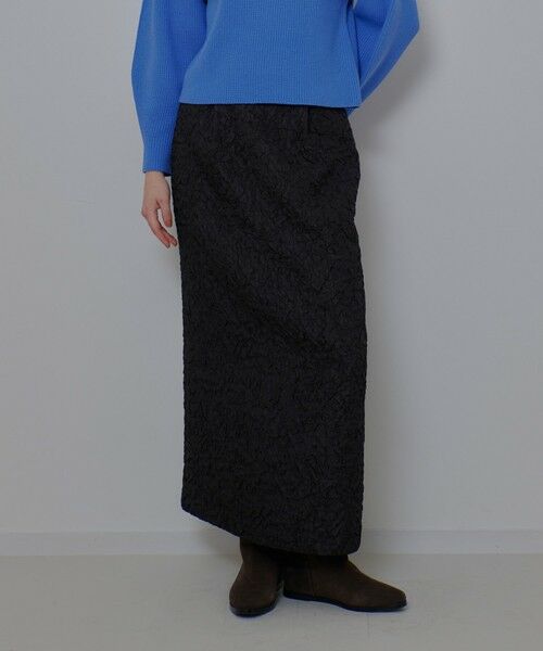 allureville / アルアバイル ミニ・ひざ丈スカート | フクレジャガードペグトップスカート | 詳細3