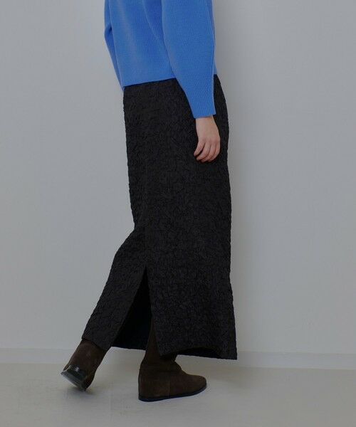 allureville / アルアバイル ミニ・ひざ丈スカート | フクレジャガードペグトップスカート | 詳細5