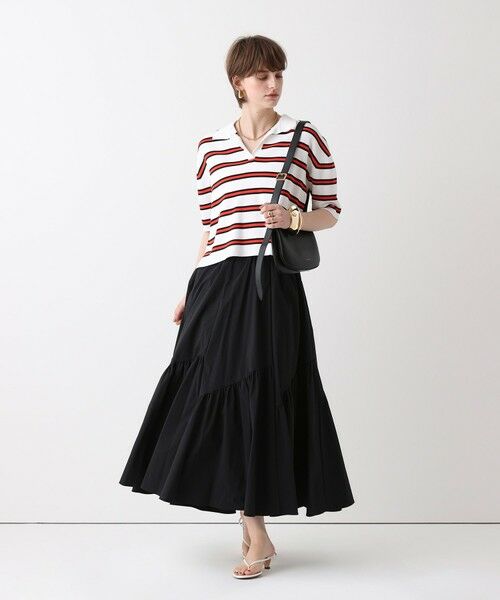 allureville / アルアバイル ロング・マキシ丈スカート | ◇バイヤス切替ギャザースカート | 詳細12