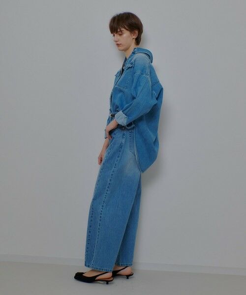 allureville / アルアバイル その他パンツ | サイド切替オーバルデニムパンツ | 詳細2