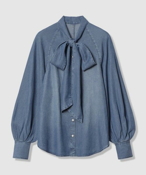 allureville / アルアバイル シャツ・ブラウス | デニムボウブラウス | 詳細11