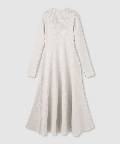 allureville / アルアバイル ロング・マキシ丈ワンピース | コンシールフロントマチフレアリブワンピース | 詳細3