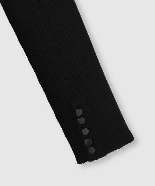 allureville / アルアバイル ロング・マキシ丈ワンピース | タフタドッキングニットワンピース | 詳細5