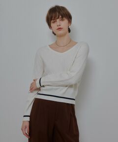 allureville / アルアバイル ニット・セーター | Ｗミニケーブルプルオーバー