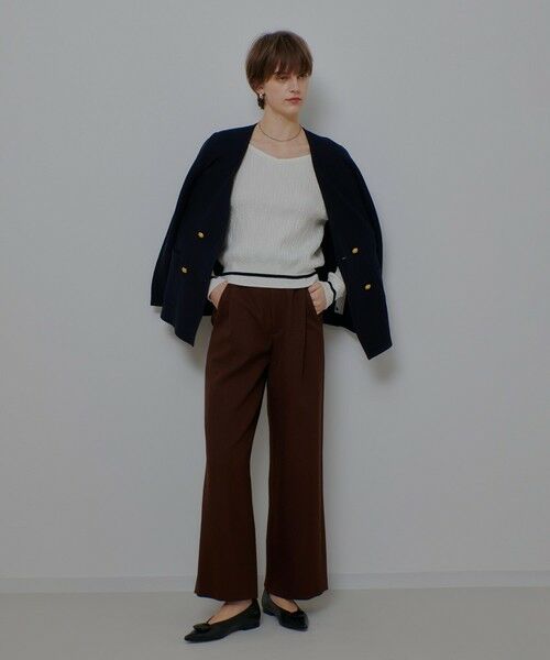 allureville / アルアバイル ニット・セーター | Ｗミニケーブルプルオーバー | 詳細5