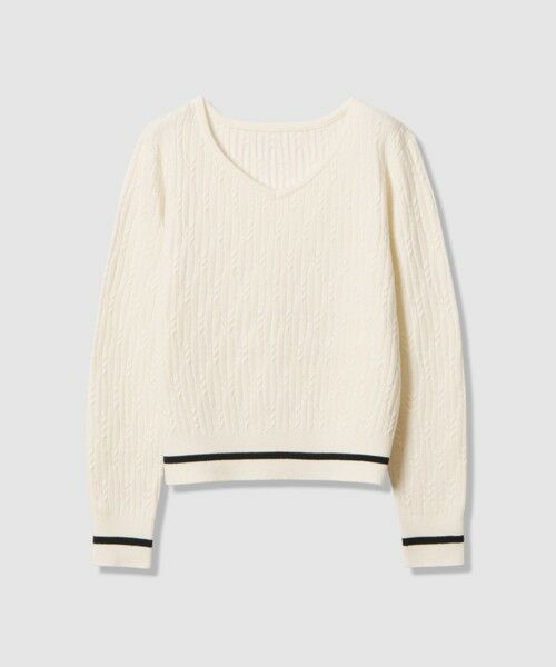 allureville / アルアバイル ニット・セーター | Ｗミニケーブルプルオーバー | 詳細6