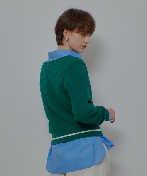 allureville / アルアバイル ニット・セーター | Ｗミニケーブルプルオーバー | 詳細13