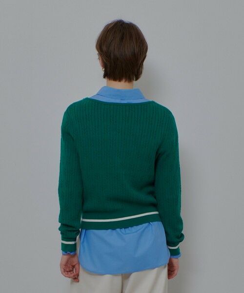 allureville / アルアバイル ニット・セーター | Ｗミニケーブルプルオーバー | 詳細14