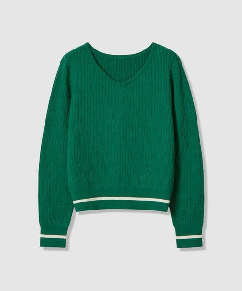 allureville / アルアバイル ニット・セーター | Ｗミニケーブルプルオーバー | 詳細16