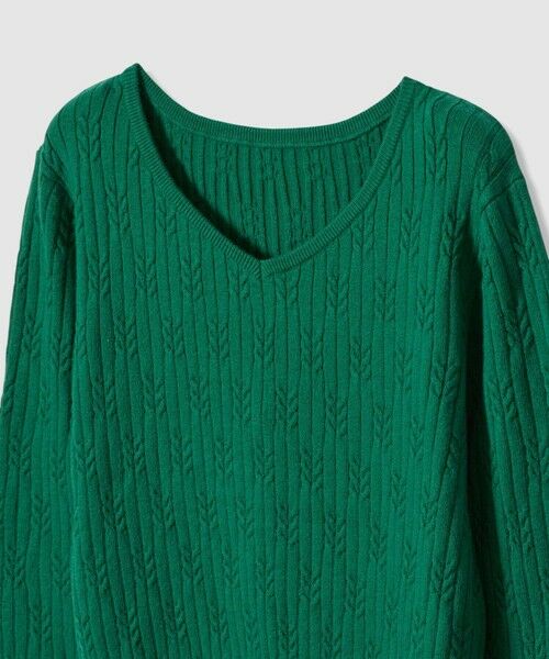 allureville / アルアバイル ニット・セーター | Ｗミニケーブルプルオーバー | 詳細18