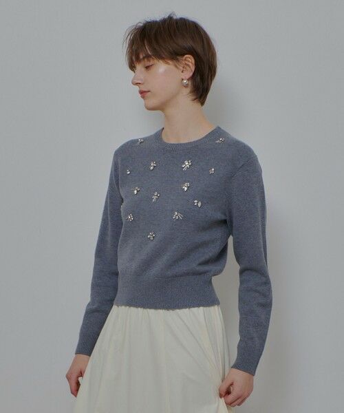 allureville / アルアバイル ニット・セーター | ビジュープルオーバー | 詳細4