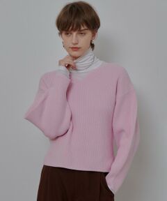 allureville / アルアバイル ニット・セーター | ハートネックプルオーバー