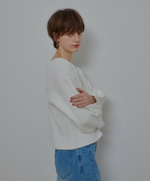 allureville / アルアバイル ニット・セーター | ハートネックプルオーバー | 詳細2