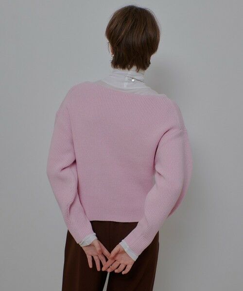 allureville / アルアバイル ニット・セーター | ハートネックプルオーバー | 詳細11