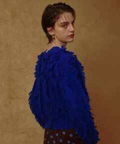 allureville / アルアバイル ニット・セーター | フリンジシャギー２WAYプルオーバー