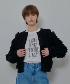 allureville / アルアバイル ニット・セーター | フリンジシャギー２WAYプルオーバー