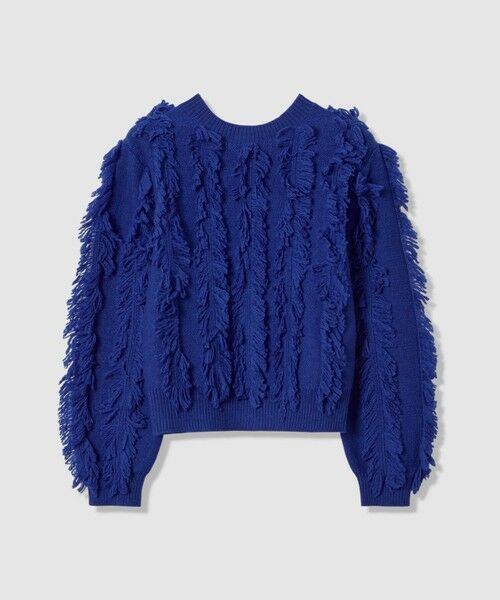 allureville / アルアバイル ニット・セーター | フリンジシャギー２WAYプルオーバー | 詳細15