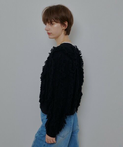 allureville / アルアバイル ニット・セーター | フリンジシャギー２WAYプルオーバー | 詳細22