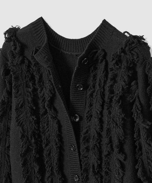 allureville / アルアバイル ニット・セーター | フリンジシャギー２WAYプルオーバー | 詳細27