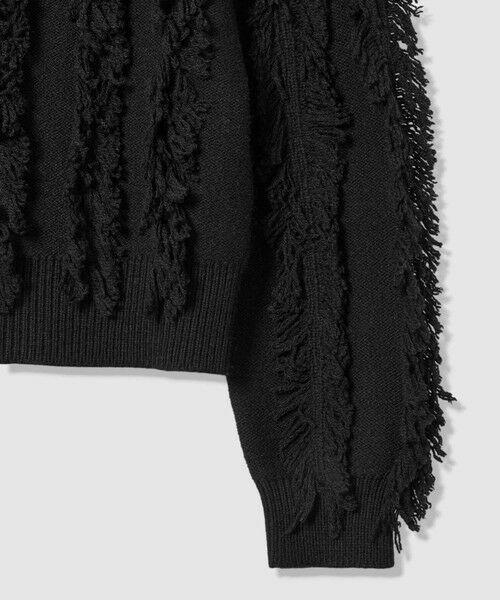 allureville / アルアバイル ニット・セーター | フリンジシャギー２WAYプルオーバー | 詳細28