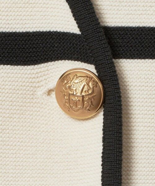 allureville / アルアバイル カーディガン・ボレロ | ガーターノーカラーニットジャケット | 詳細8