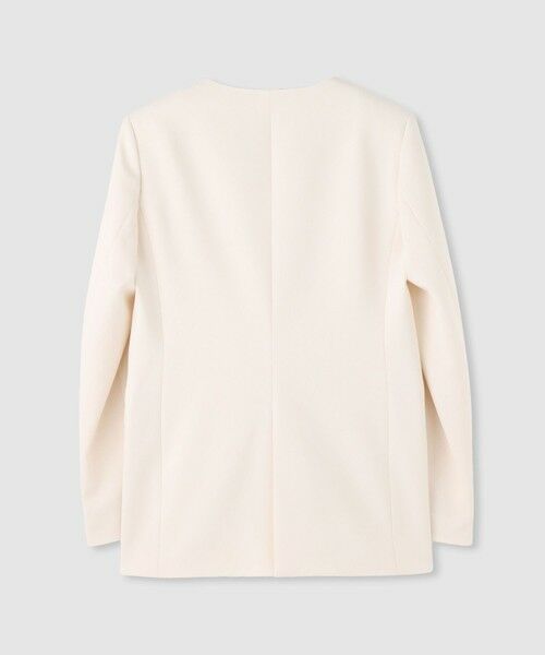 allureville / アルアバイル ノーカラージャケット | 【LOULOU WILLOUGHBY】ダブルクロスノーカラージャケット | 詳細1