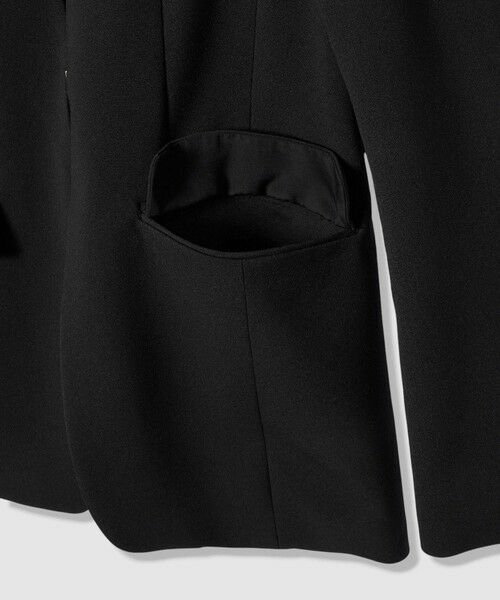 allureville / アルアバイル ノーカラージャケット | 【LOULOU WILLOUGHBY】ダブルクロスノーカラージャケット | 詳細10