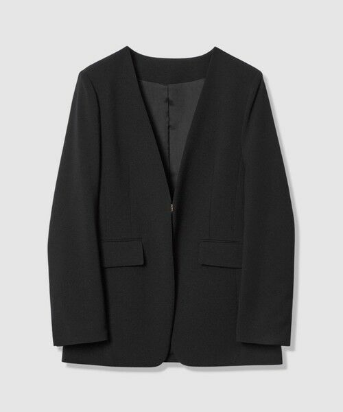 allureville / アルアバイル ノーカラージャケット | 【LOULOU WILLOUGHBY】ダブルクロスノーカラージャケット | 詳細5